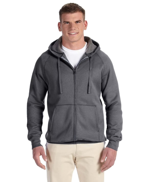 Front view of Adult 7.2 Oz. Nano Full-Zip Hood