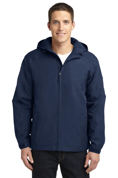 Front view of Hooded Charger Jacket