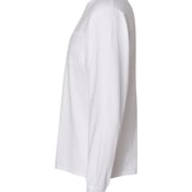 Side view of Garment-Dyed Long Sleeve T-Shirt With A Pocket
