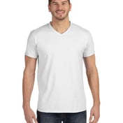 Front view of Adult Nano-T V-Neck T-Shirt