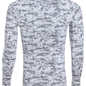 Back view of Youth Hyperform Long-Sleeve Compression Shirt