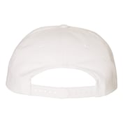 Back view of Lightly-Structured Five-Panel Snapback Cap