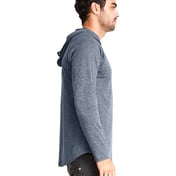 Side view of Unisex Mock Twist Raglan Hoody