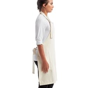 Side view of Unisex Regenerate Recycled Bib Apron