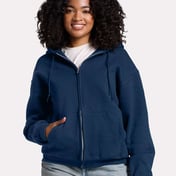 Front view of Rugged Full-Zip Hooded Sweatshirt