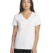 Front view of Ladies’ Relaxed V-Neck T-Shirt