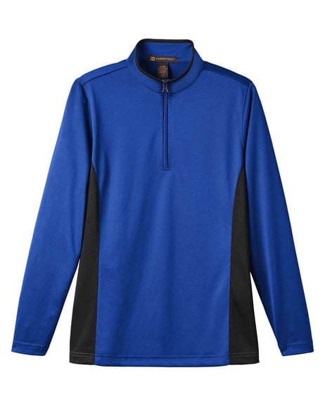 Front view of Women's Flash Snag Protection Plus IL Colorblock Quarter-Zip Pullover