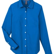 Front view of Women’s CrownLux Performance® Spencer Poplin Dress Shirt