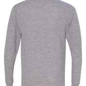 Back view of Dri-Power® Performance Long Sleeve T-Shirt