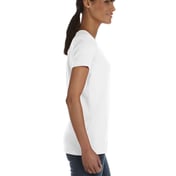 Side view of Ladies’ HD Cotton™ V-Neck T-Shirt