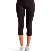 Front view of Women’s Three-Quarter Performance Leggings