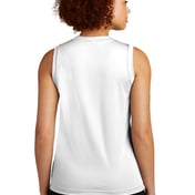 Back view of Women’s Sleeveless PosiCharge® Competitor V-Neck Tee