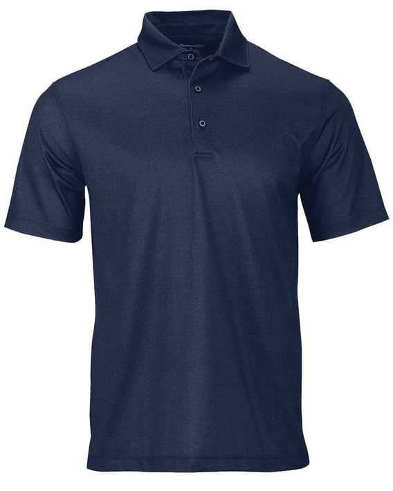 Front view of Derby Sublimated Heathered Polo