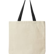Back view of Jennifer Cotton Canvas Tote