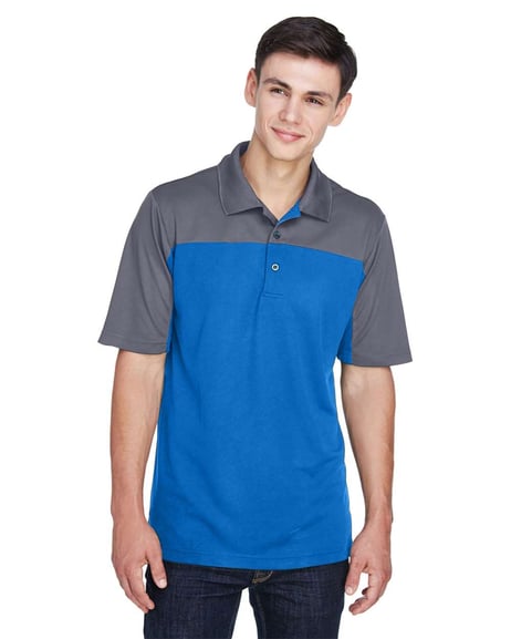 Front view of Balance Colorblock Performance Piquéé Polo