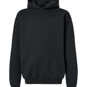 Front view of Softstyle® Youth Midweight Hooded Sweatshirt