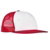 Front view of Foam Trucker With White Front Snapback