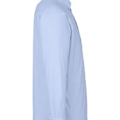 Side view of CrownLux Performance® Microstripe Dress Shirt