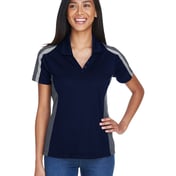 Front view of Ladies’ Eperformance™ Strike Colorblock Snag Protection Polo