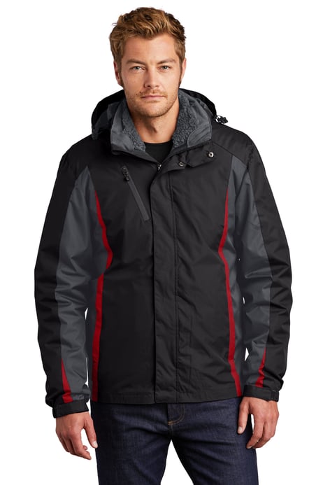 Front view of Colorblock 3-in-1 Jacket