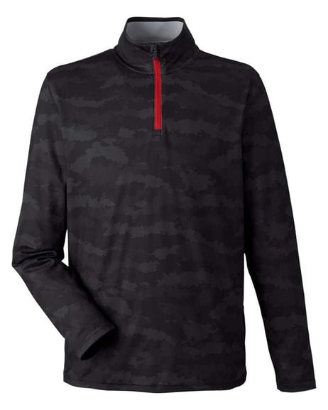 Front view of Volition Flanked Quarter-Zip Pullover