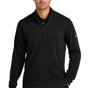 Front view of Textured 1/2-Zip Cover-Up