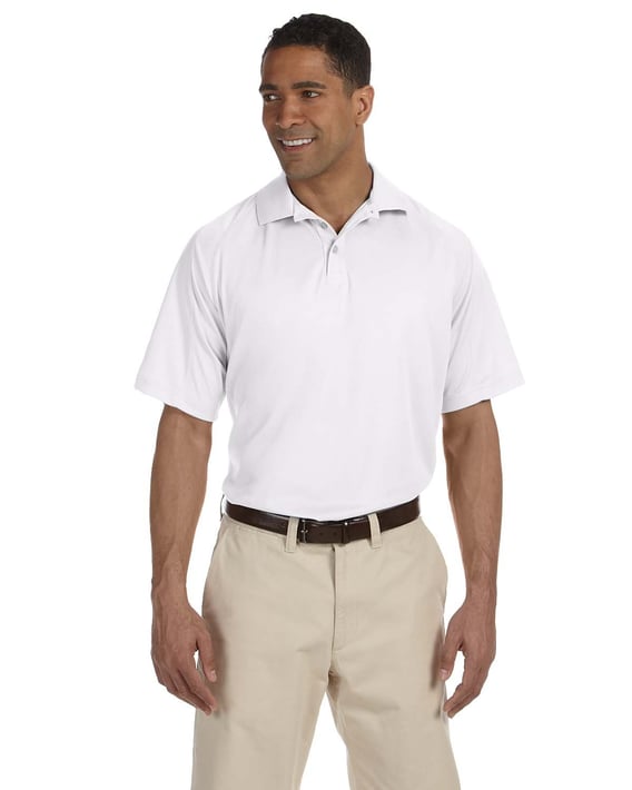 Front view of Men’s 3.8 Oz. Polytech Mesh Insert Polo