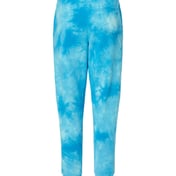 Back view of Tie-Dyed Fleece Pants