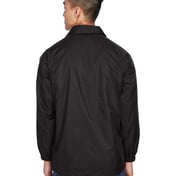 Back view of Adult Nylon Staff Jacket