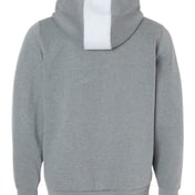 Back view of Eco Revive™ Three-Season Triblend Fleece Hooded Sweatshirt