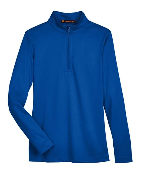 Front view of Women's Advantage Snag Protection Plus Quarter-Zip Pullover