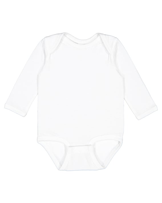 Front view of Infant Long Sleeve Jersey Bodysuit