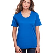 Front view of Ladies’ Fusion ChromaSoft Performance T-Shirt