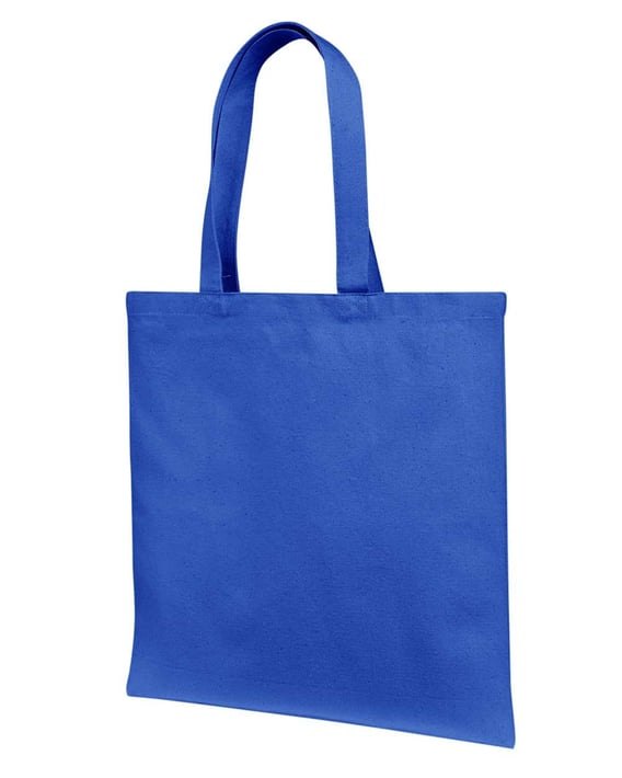 Front view of Cotton Canvas Tote Bag With Self Fabric Handles