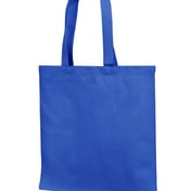 Front view of Cotton Canvas Tote Bag With Self Fabric Handles