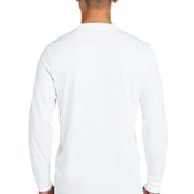 Back view of Unisex Long Sleeve Organic Cotton Tee