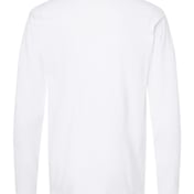 Back view of Heavyweight Jersey Long Sleeve T-Shirt
