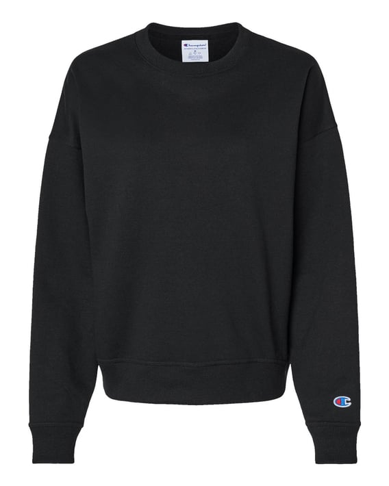 Front view of Powerblend® Women’s Crewneck Sweatshirt
