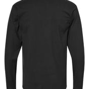 Back view of Heavyweight Jersey Long Sleeve T-Shirt