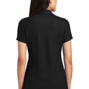 Back view of Ladies Silk Touch™ Y-Neck Polo