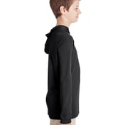 Side view of Youth Zone Performance Hooded T-Shirt