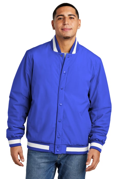 Front view of Insulated Varsity Jacket