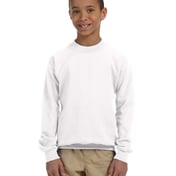 Front view of Youth Heavy Blend™ 8 Oz., 50/50 Fleece Crew