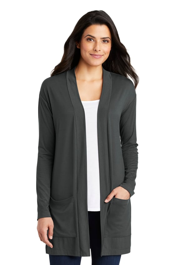 Front view of Women’s Concept Long Pocket Cardigan