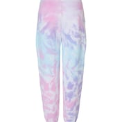 Back view of Tie-Dyed Joggers