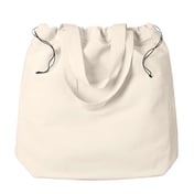 Front view of Drawstring Tote Bag