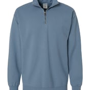 Front view of Garment-Dyed Quarter-Zip Sweatshirt