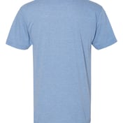 Back view of USA-Made Triblend Track Tee