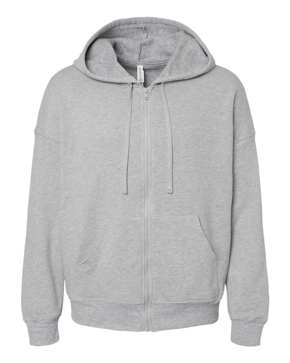 Front view of Sponge Fleece DTM Full-Zip Hoodie
