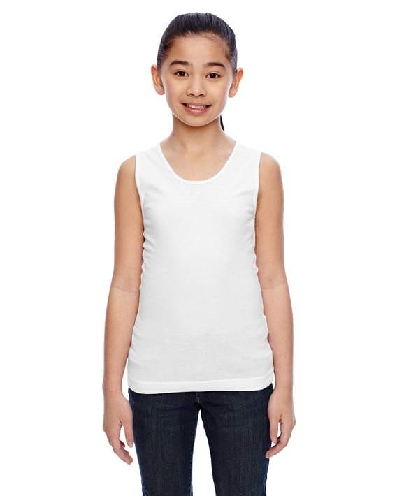 Front view of Girls’ Fine Jersey Tank